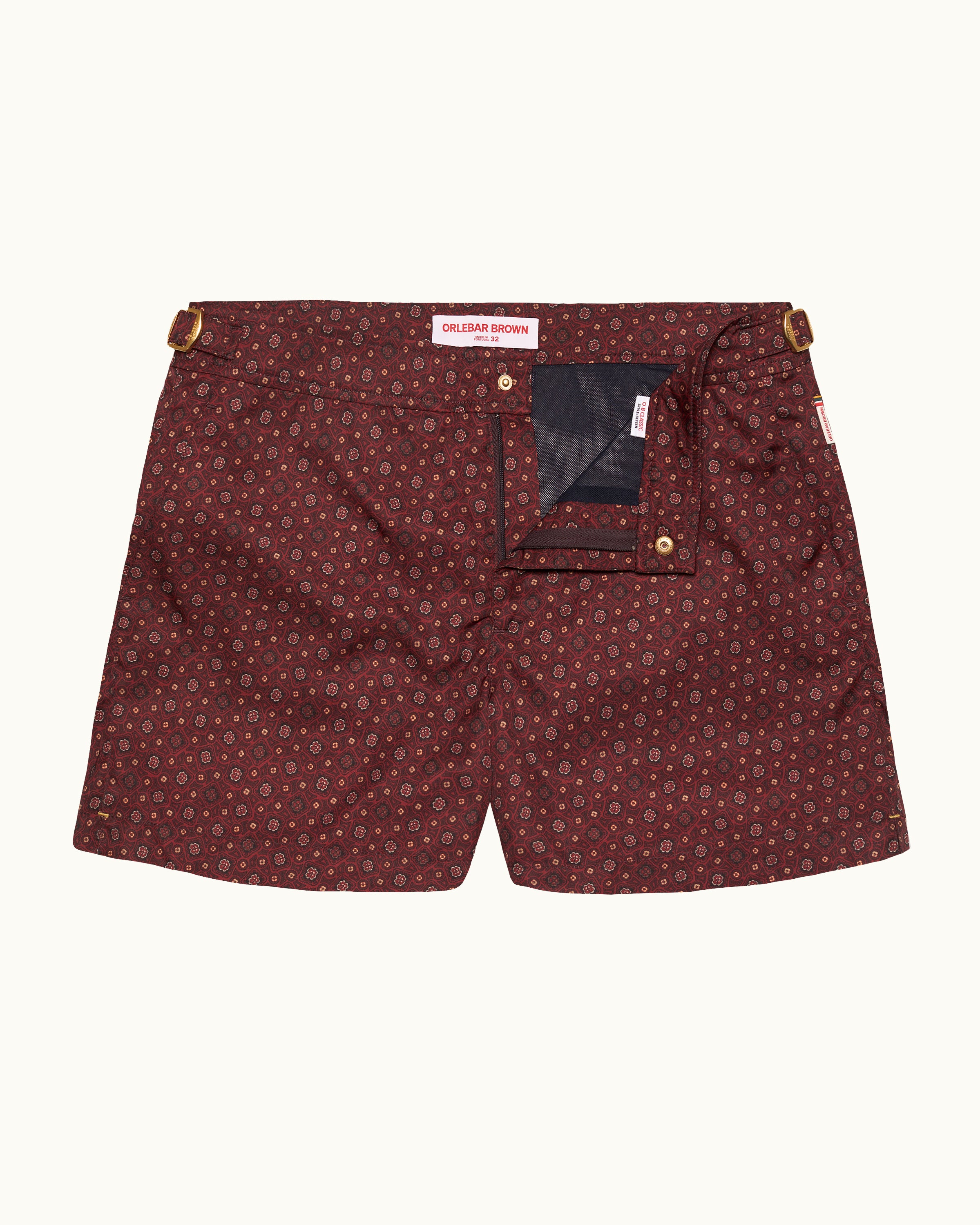 ORLEBAR BROWN 赤 水着 サイズ30 Mens Red Adjustable Waist Tailored Swim Shorts | Orlebar Brown