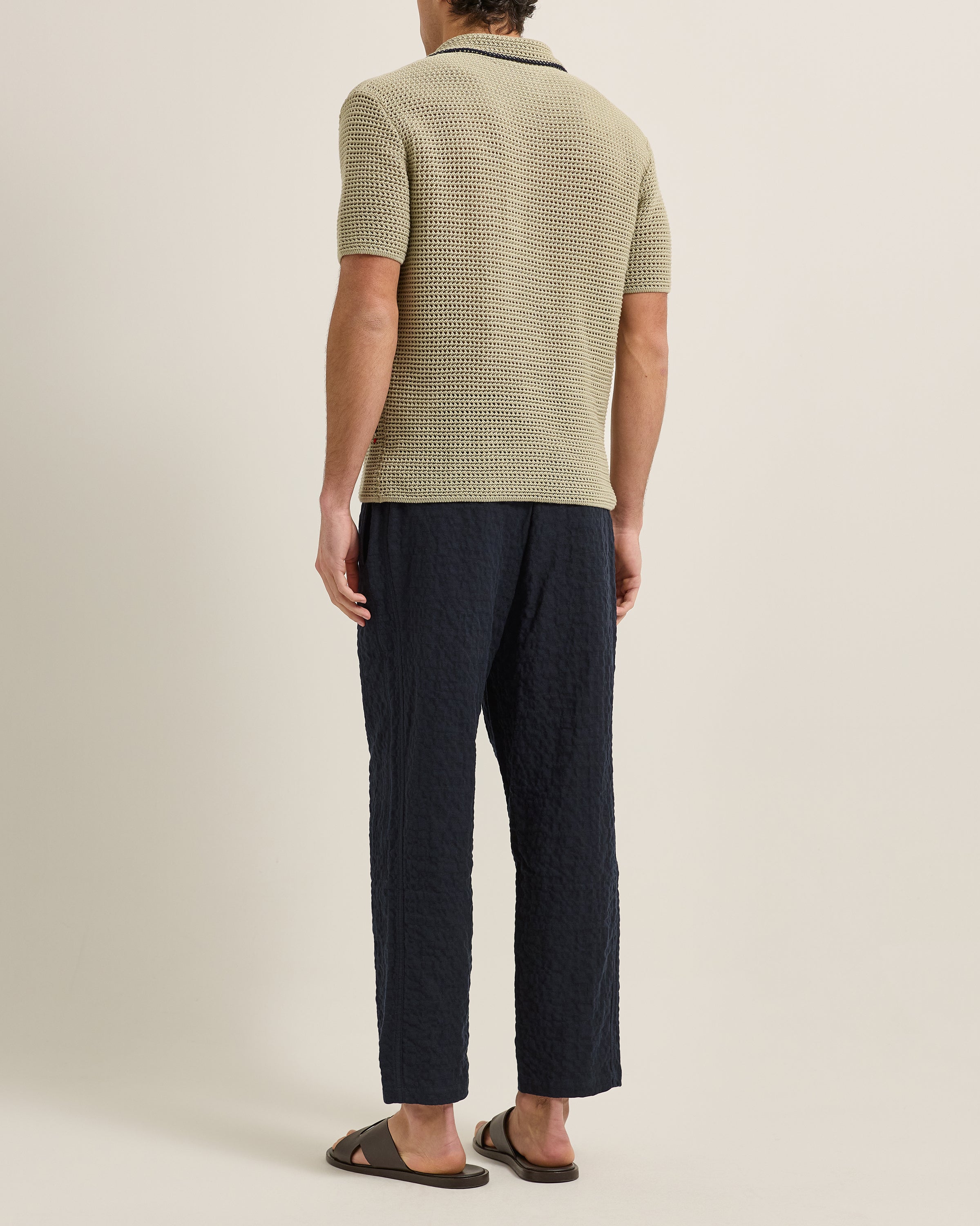 Mens Relaxed Fit Green Linen Trousers | Orlebar Brown – ORLEBAR BROWN