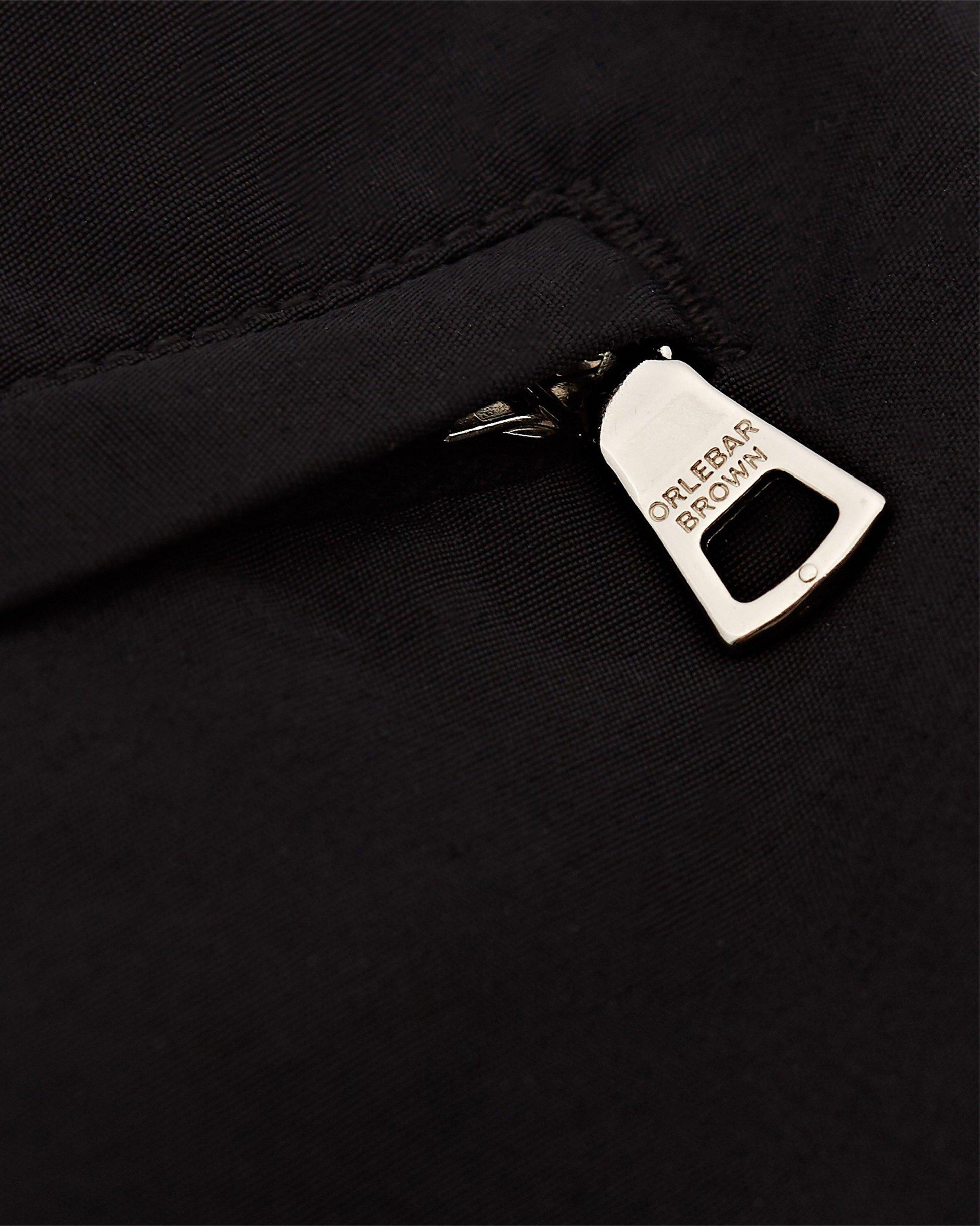 Springer - Mens Black Shortest-Length Swim Shorts Zip Detail