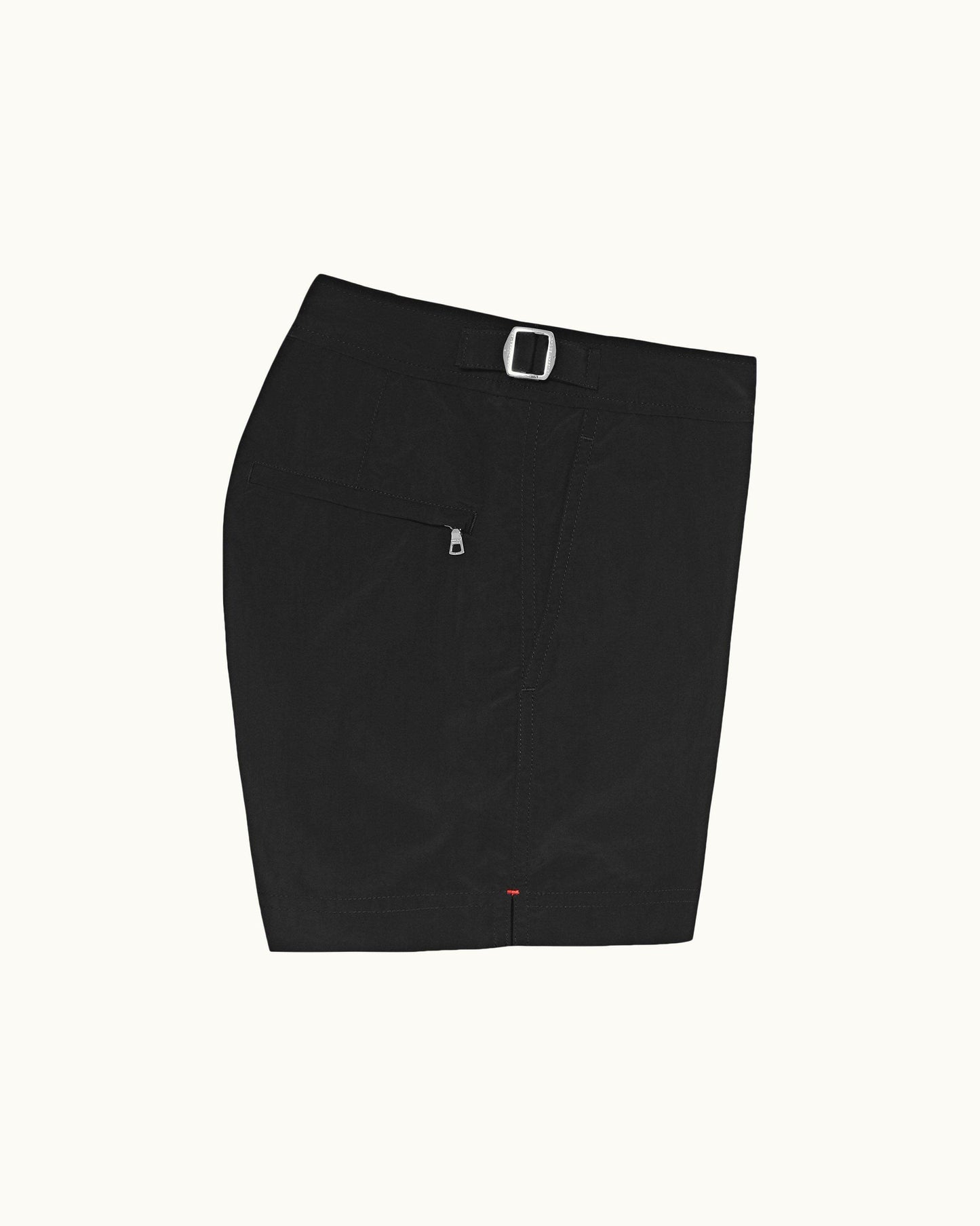 Springer - Mens Black Shortest-Length Swim Shorts Side View