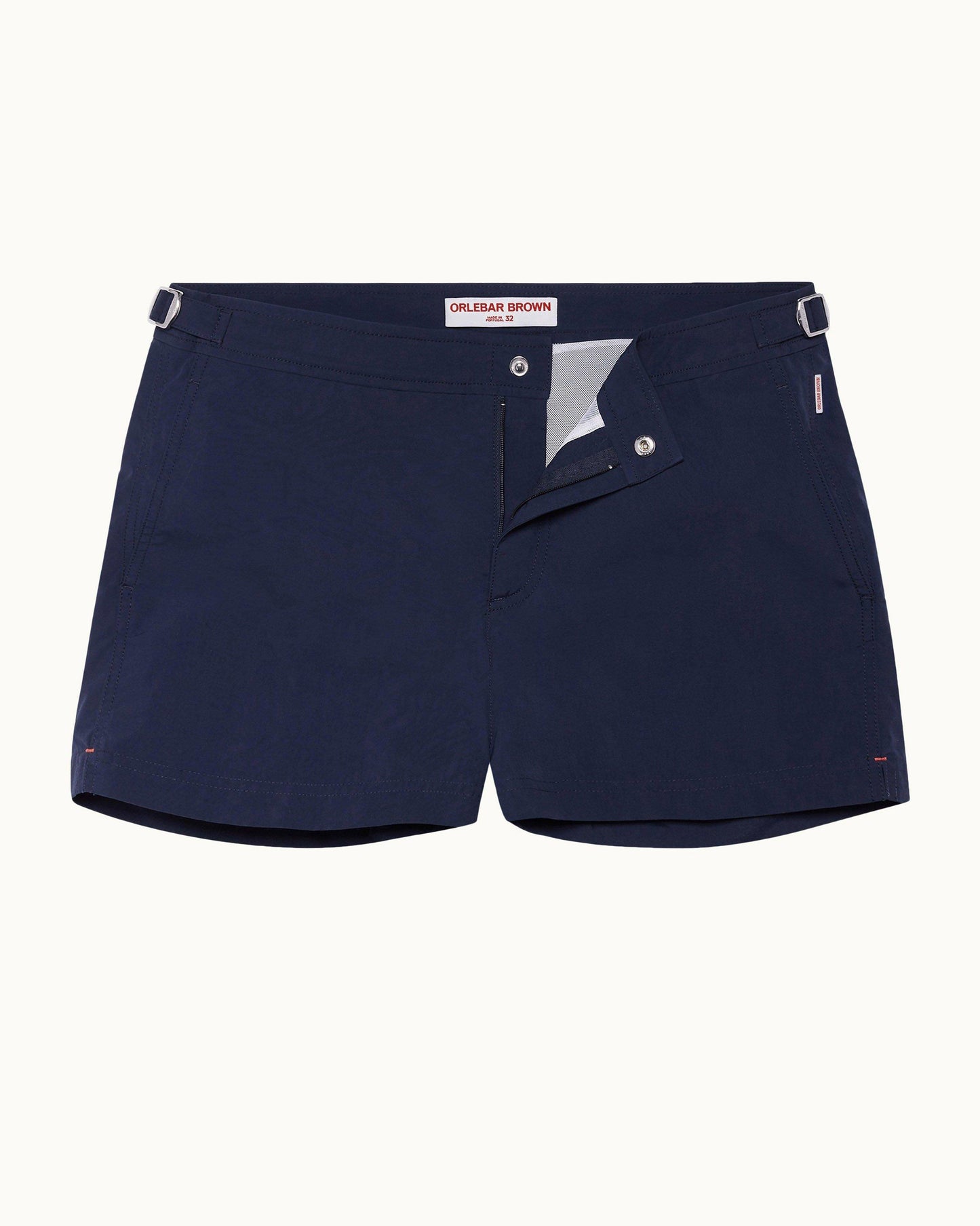 Springer - Mens Navy Shortest-Length Swim Shorts Front View