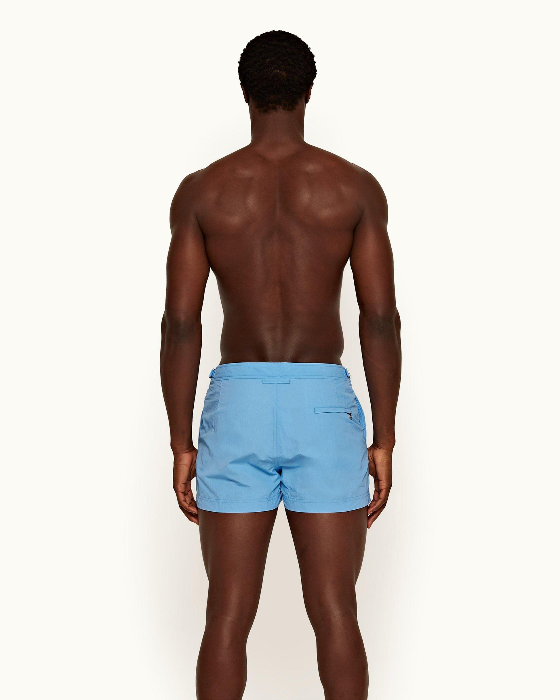 Springer - Mens Riviera Shortest-Length Swim Shorts Back Model View
