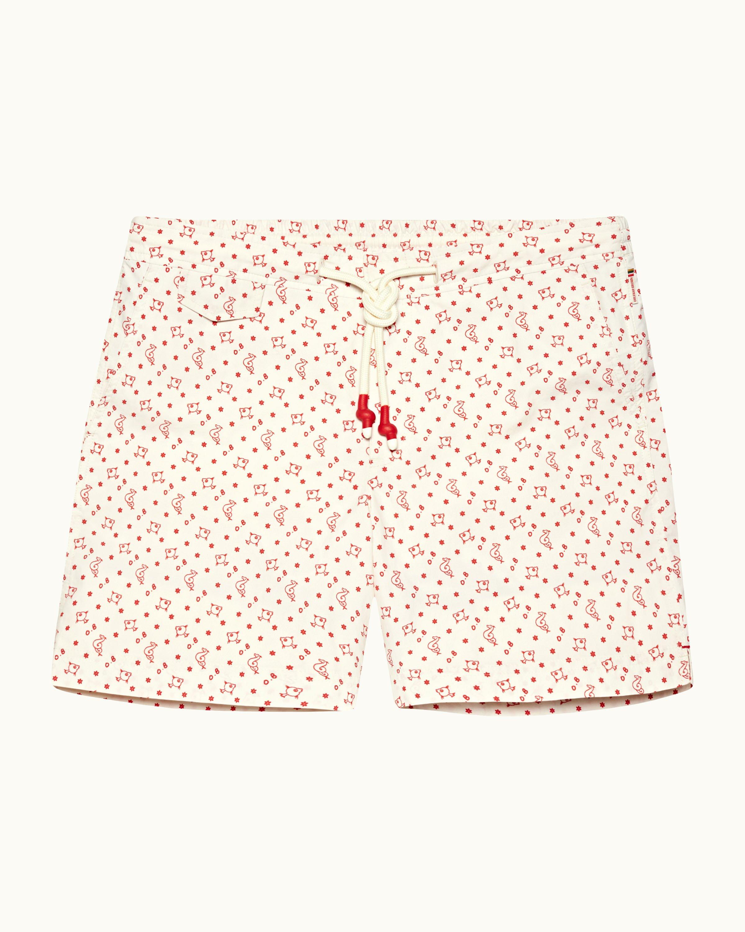 Orlebar brown white shorts online