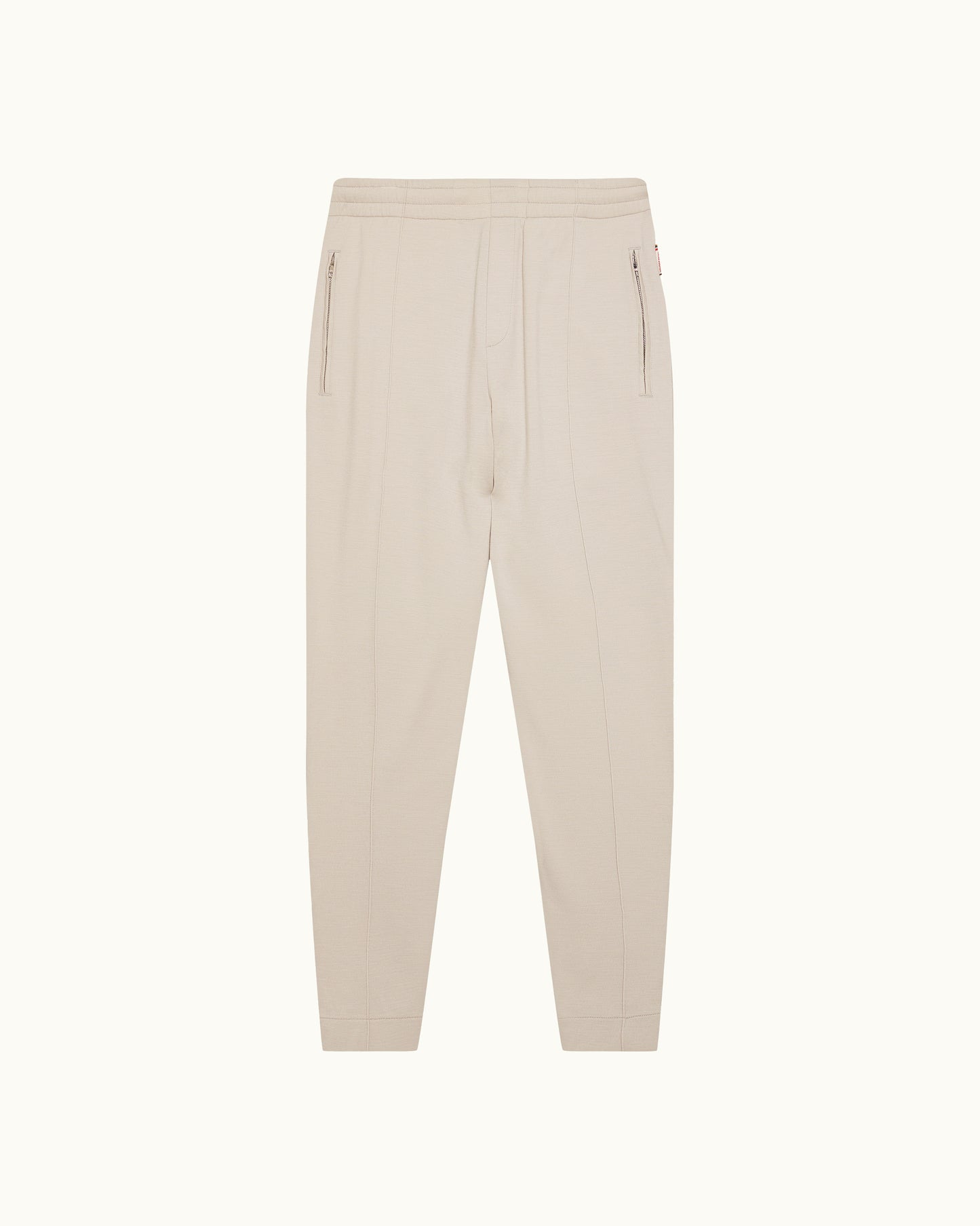 Beige pants on a white background