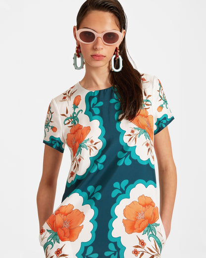 Swing Dress - Swing Dress Morpheus Placée Orange Detail