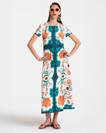 Swing Dress - Swing Dress Morpheus Placée Orange Keylook Front