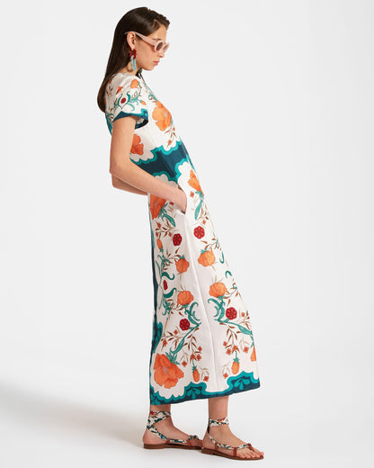 Swing Dress - Swing Dress Morpheus Placée Orange Keylook Left