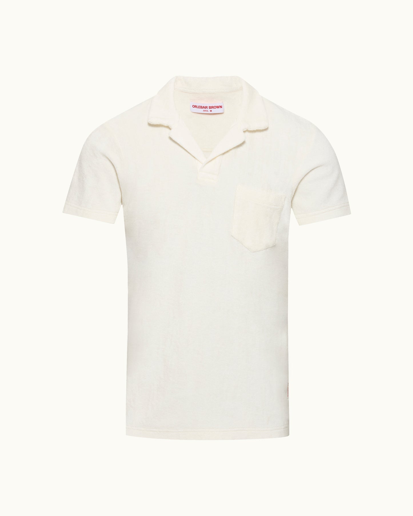 White polo shirt on a white background