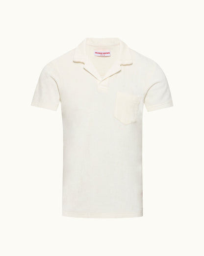 White polo shirt on a white background