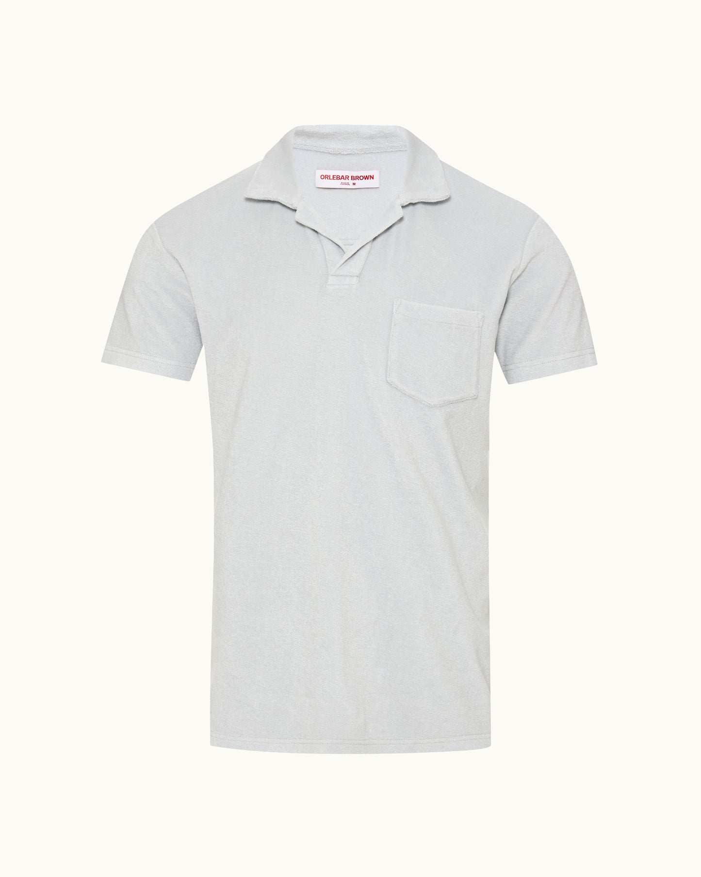 White polo shirt on a white background