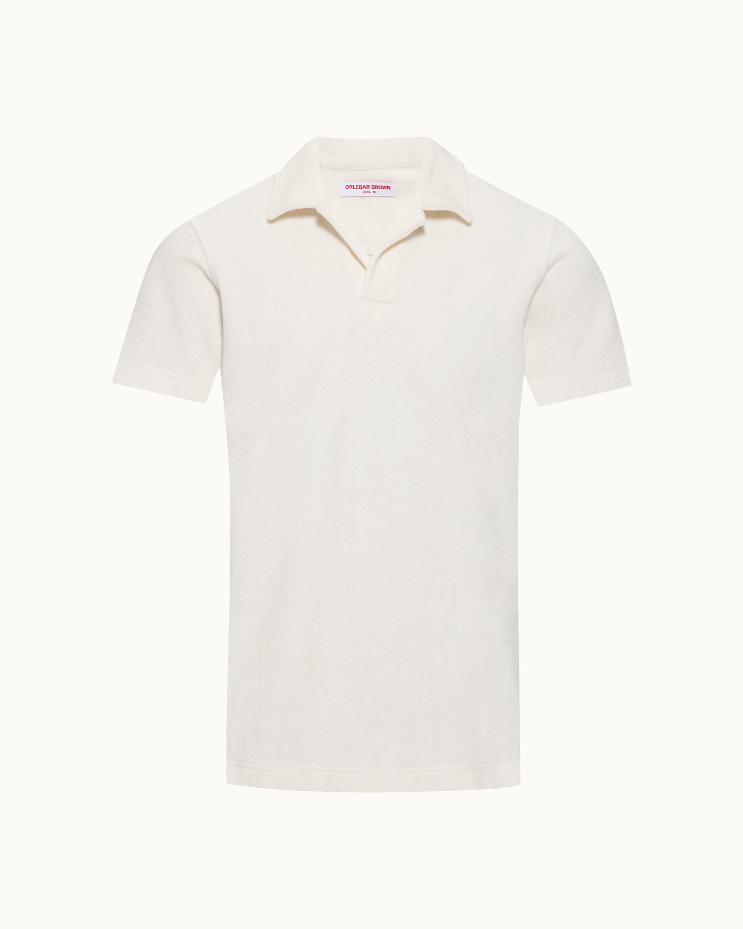 White polo shirt on a white background