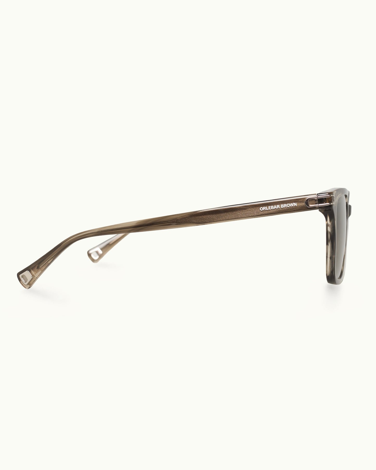 Sunglasses with a gradient frame on a white background