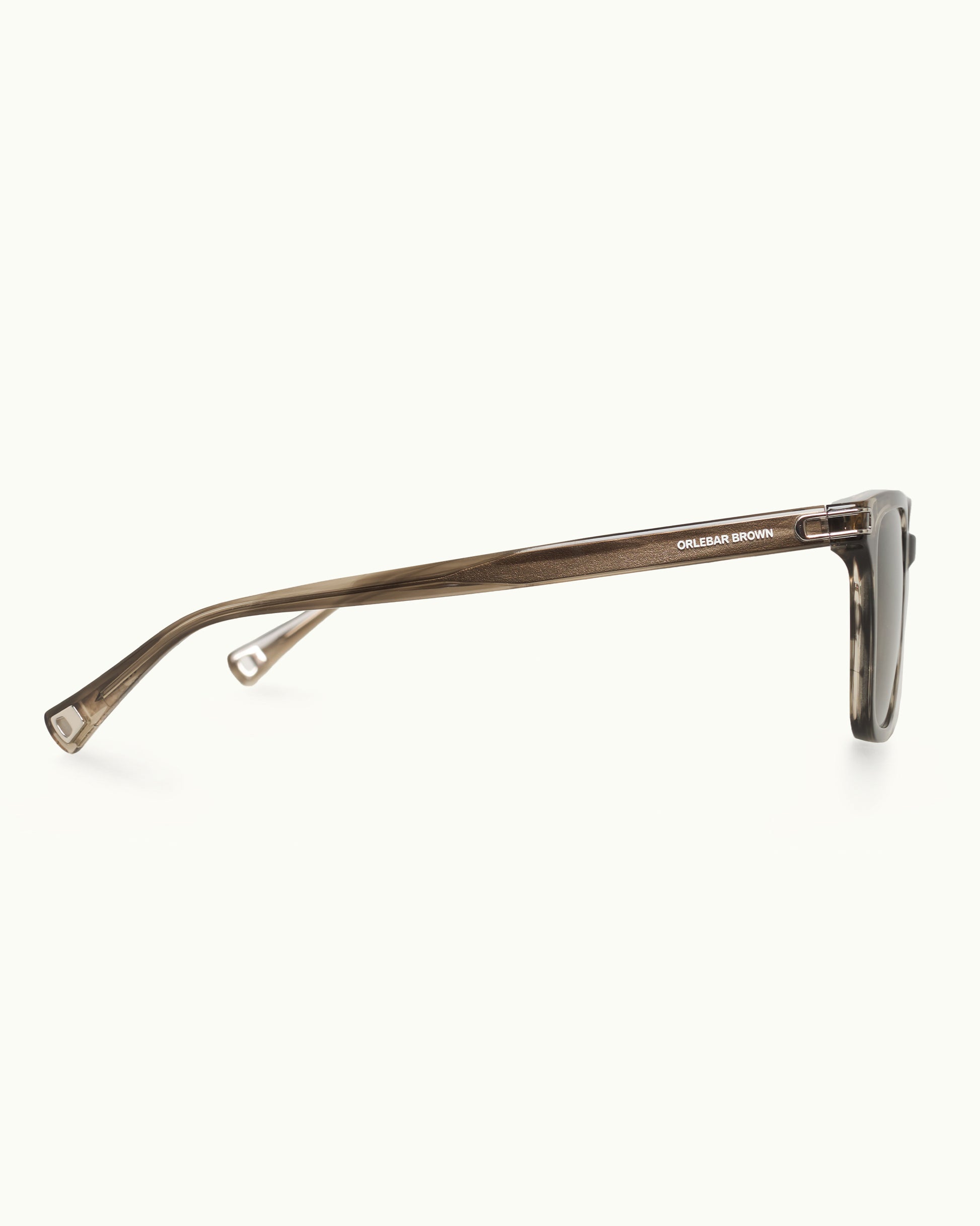 Sunglasses with a gradient frame on a white background