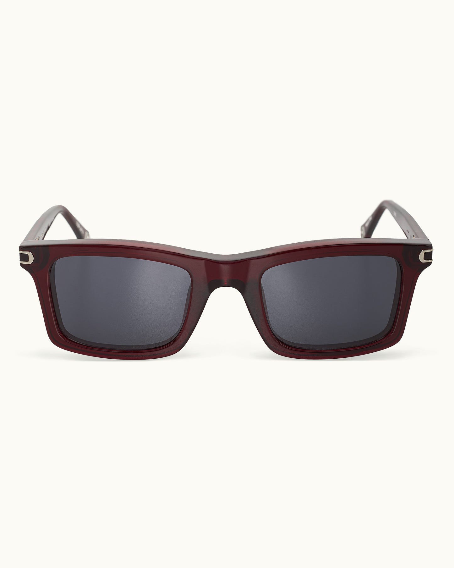 The Robbie - The Robbie Sunglasses in Damson/Dark Blue Front View