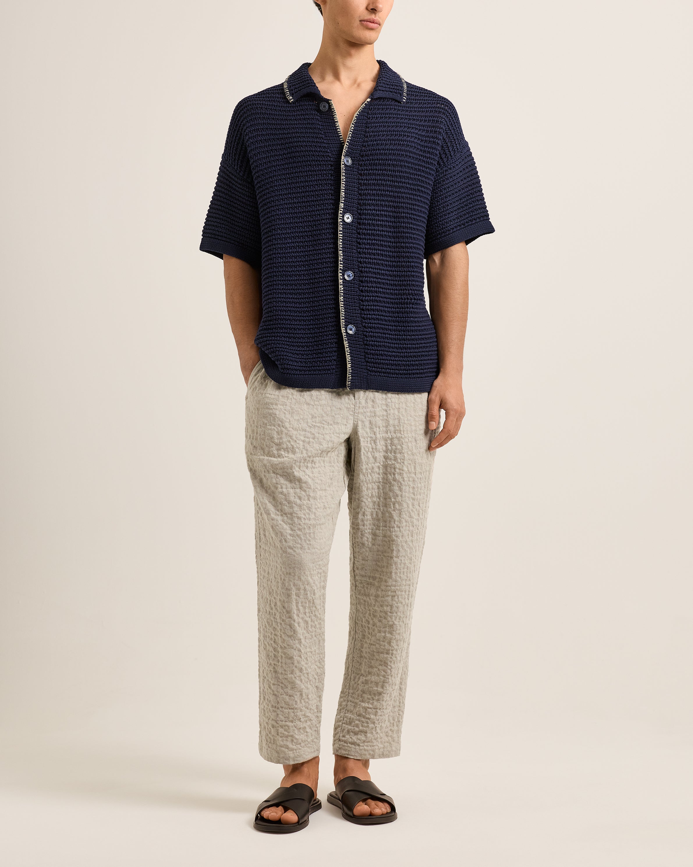 Mens Organic Cotton Relaxed Fit Shirt | Orlebar Brown – ORLEBAR BROWN