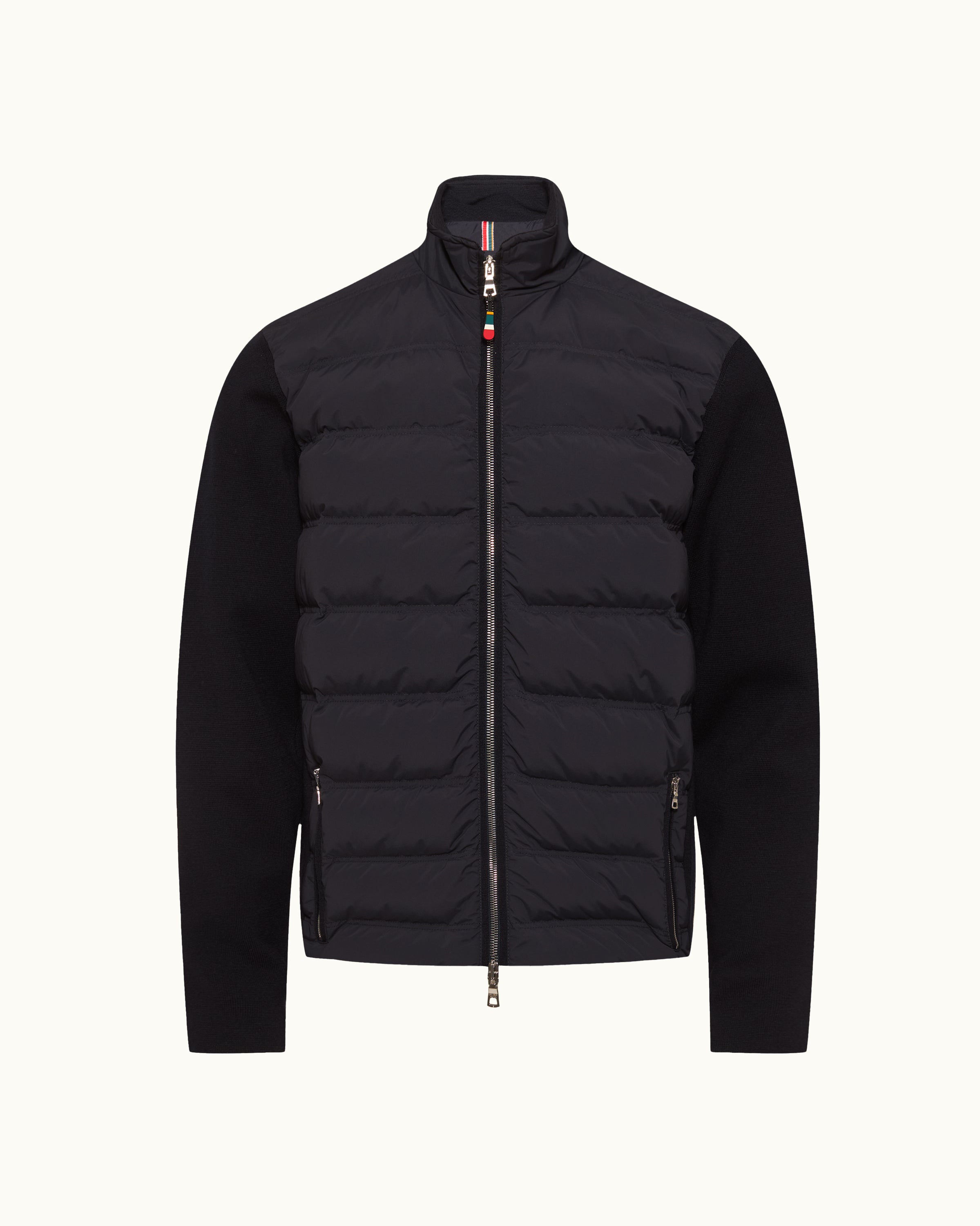 新品　BRIEFING MEN'S WR KNIT BLOUSON L Orlebar Brown| Night Iris Down Quilted Knitted Sleeve Jacket