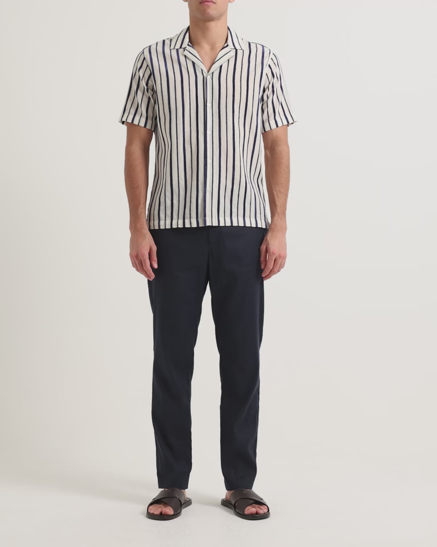 Mens Designer Tailored Fit Button Shirt | Orlebar Brown – ORLEBAR
