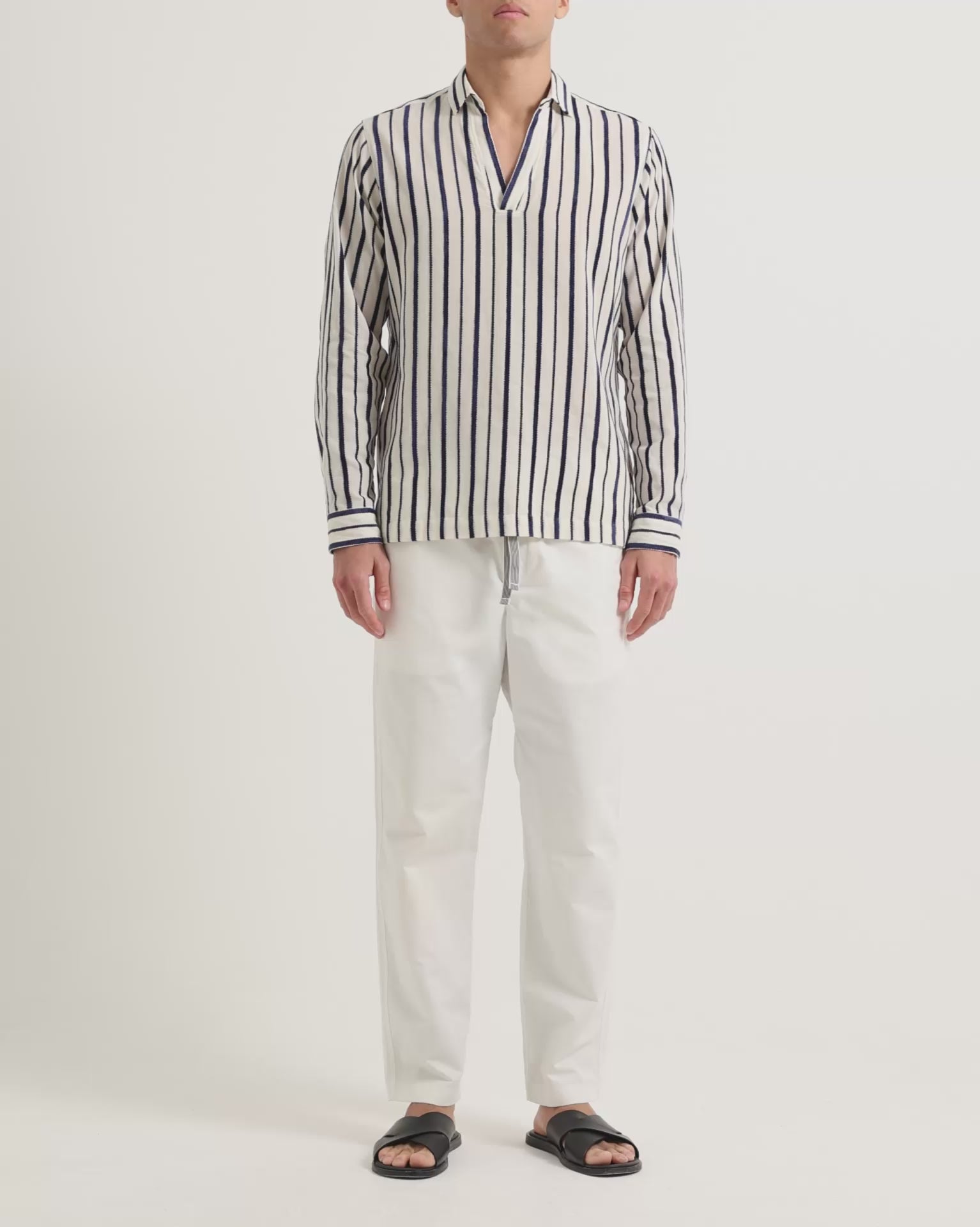 Mens Linen Trousers With Smart Press Crease | Orlebar Brown